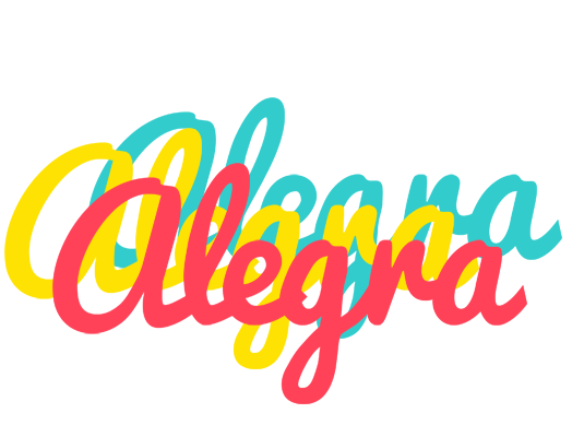 Alegra disco logo