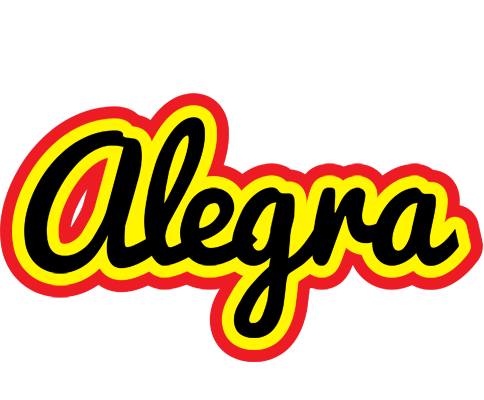Alegra flaming logo