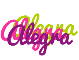 Alegra flowers logo