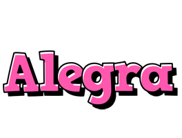 Alegra girlish logo