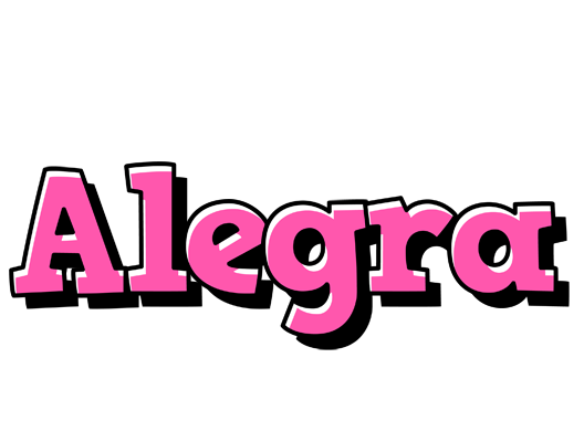 Alegra girlish logo