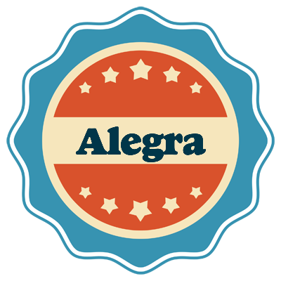 Alegra labels logo