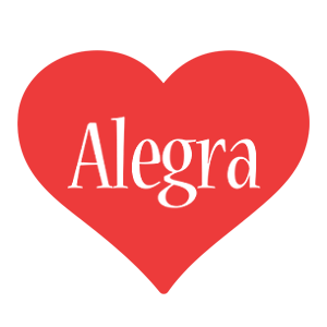 Alegra love logo