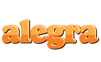 Alegra orange logo