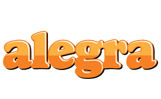 Alegra orange logo