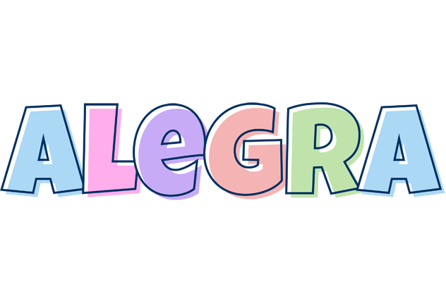 Alegra pastel logo