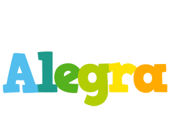 Alegra rainbows logo