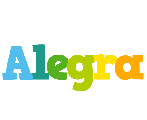 Alegra rainbows logo
