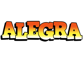 Alegra sunset logo