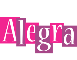 Alegra whine logo