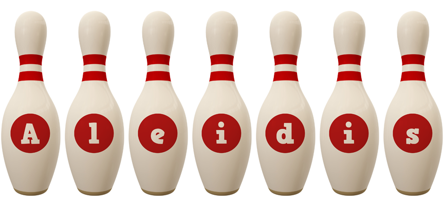 Aleidis bowling-pin logo