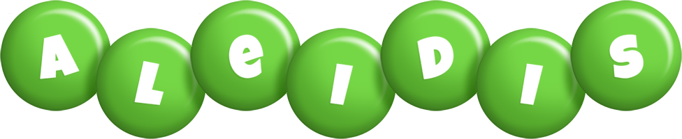 Aleidis candy-green logo
