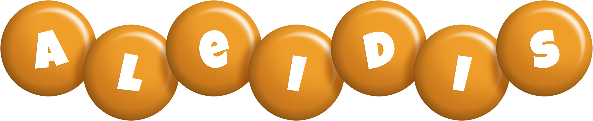 Aleidis candy-orange logo