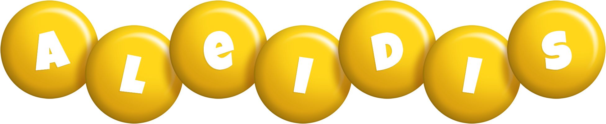 Aleidis candy-yellow logo