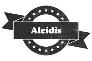 Aleidis grunge logo