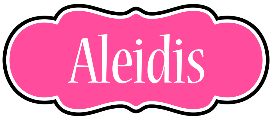 Aleidis invitation logo