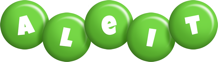 Aleit candy-green logo