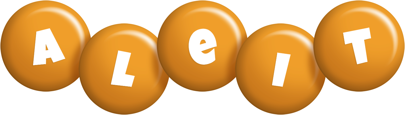 Aleit candy-orange logo