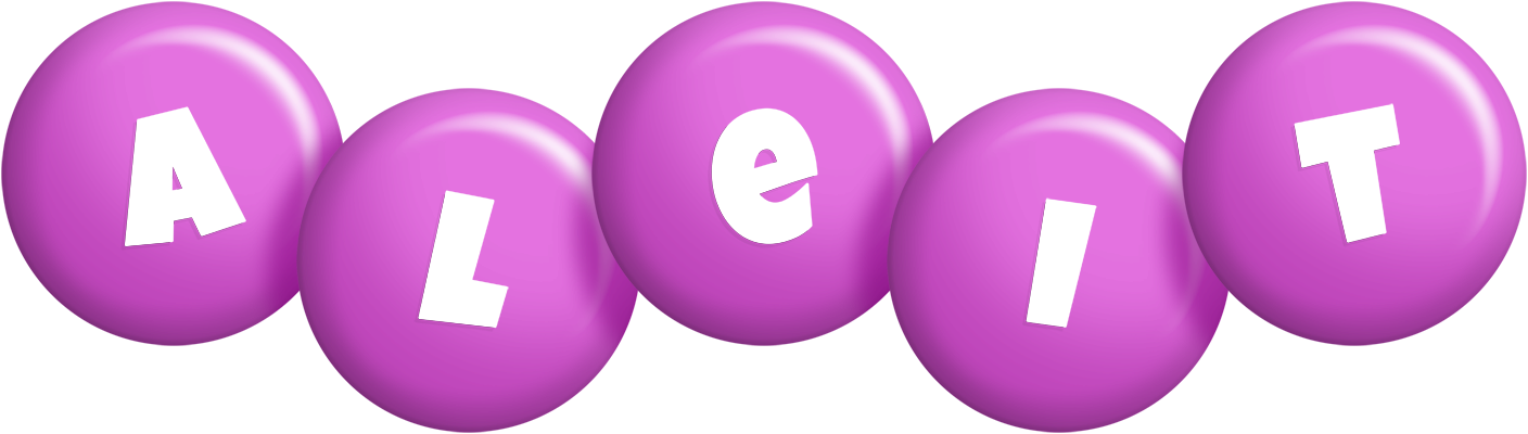 Aleit candy-purple logo