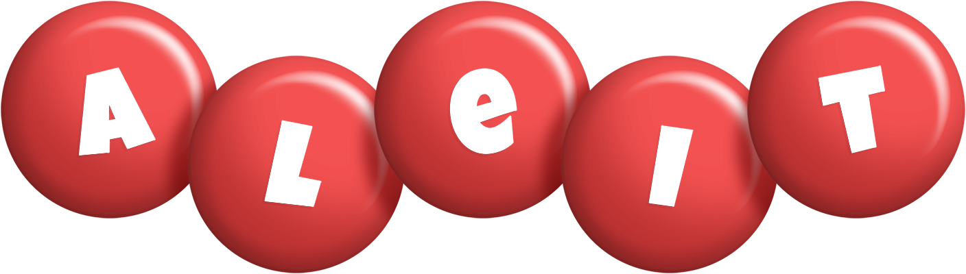 Aleit candy-red logo