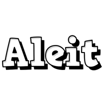 Aleit snowing logo