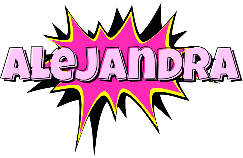Alejandra badabing logo