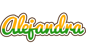 Alejandra banana logo