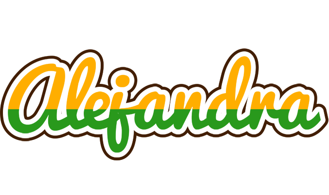 Alejandra banana logo