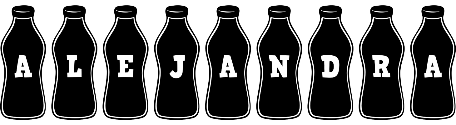 Alejandra bottle logo