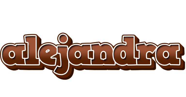 Alejandra brownie logo
