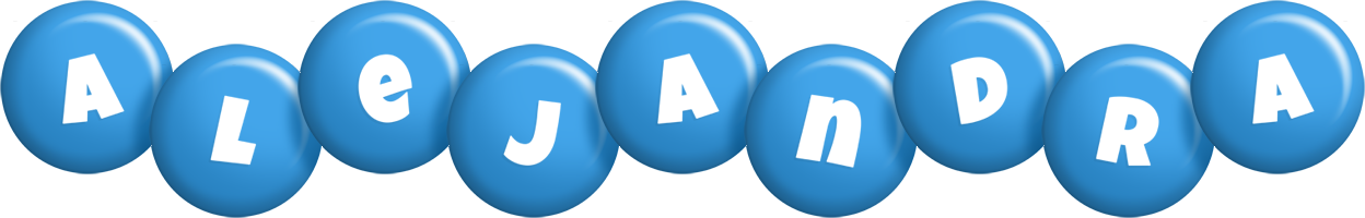 Alejandra candy-blue logo