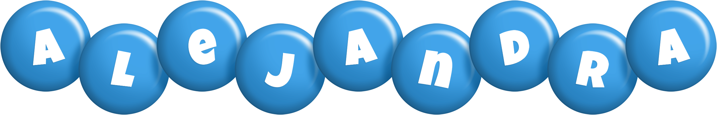 Alejandra candy-blue logo