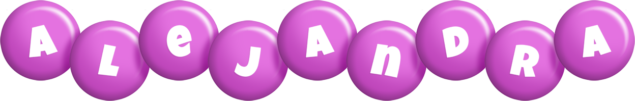 Alejandra candy-purple logo