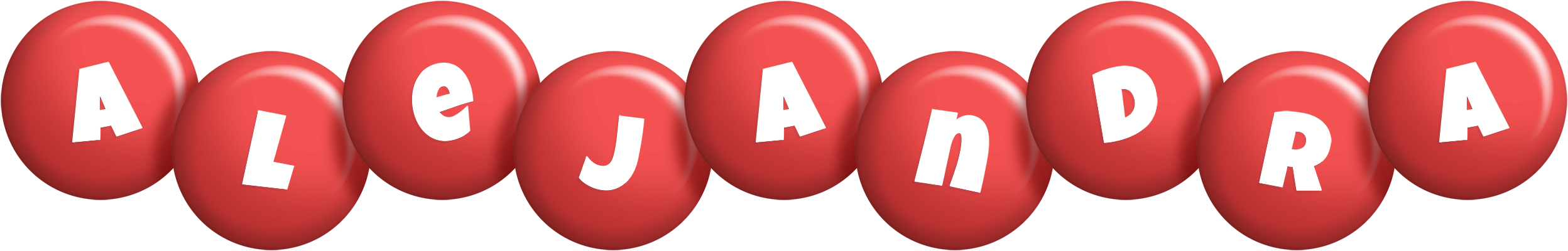 Alejandra candy-red logo