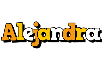 Alejandra cartoon logo