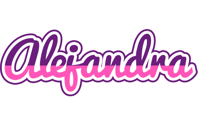 Alejandra cheerful logo
