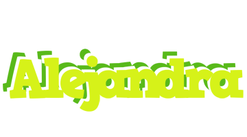 Alejandra citrus logo