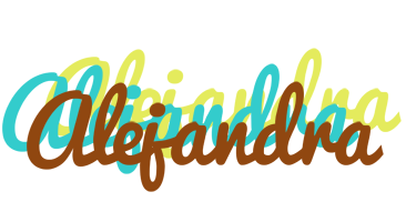 Alejandra cupcake logo