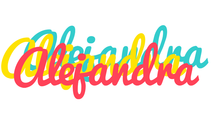 Alejandra disco logo