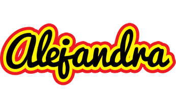 Alejandra flaming logo