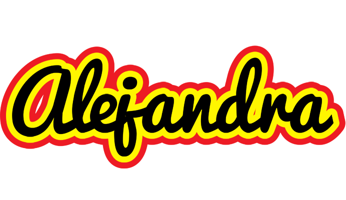 Alejandra flaming logo