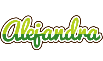 Alejandra golfing logo