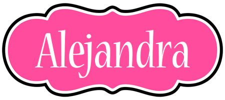 Alejandra invitation logo