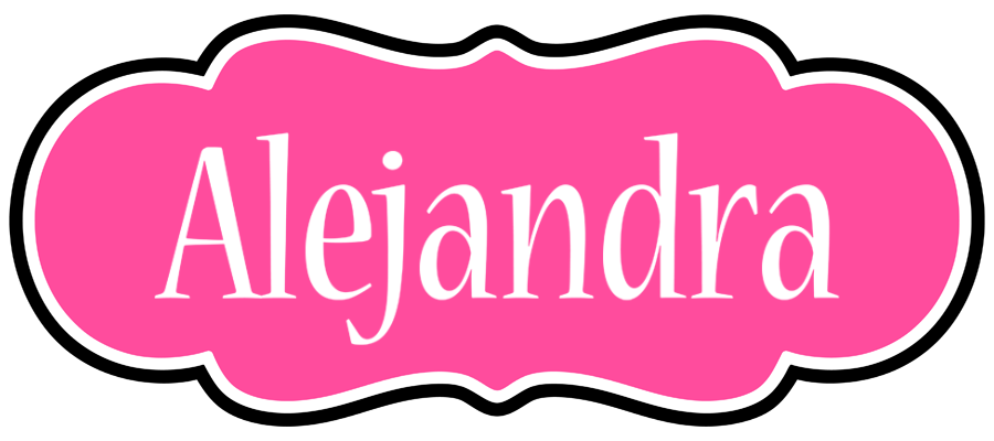 Alejandra invitation logo