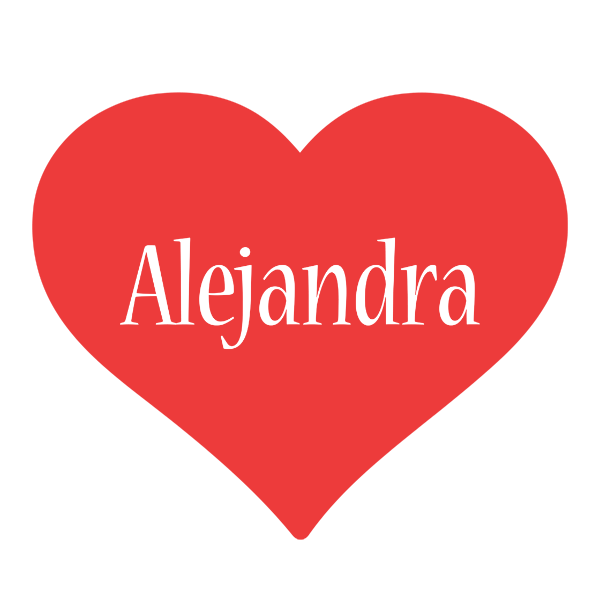 Alejandra love logo