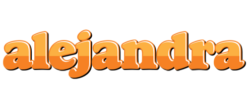 Alejandra orange logo