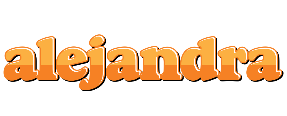 Alejandra orange logo