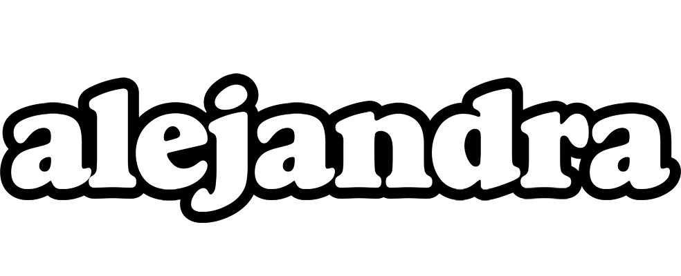 Alejandra panda logo