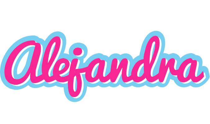 Alejandra popstar logo