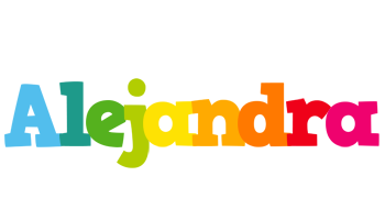 Alejandra rainbows logo